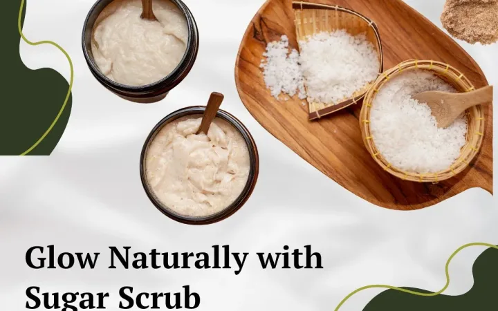 Sugar Face Scrub for glowing skin
