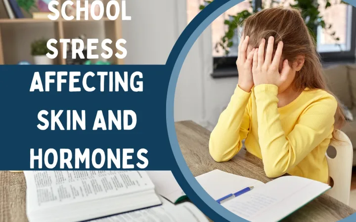 Teen Skin and Hormones Affected by School Stress