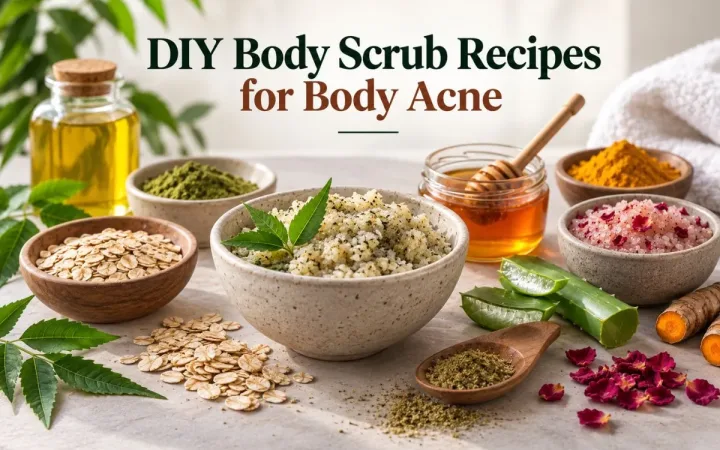 DIY Body Scrub Recipes for Body Acne